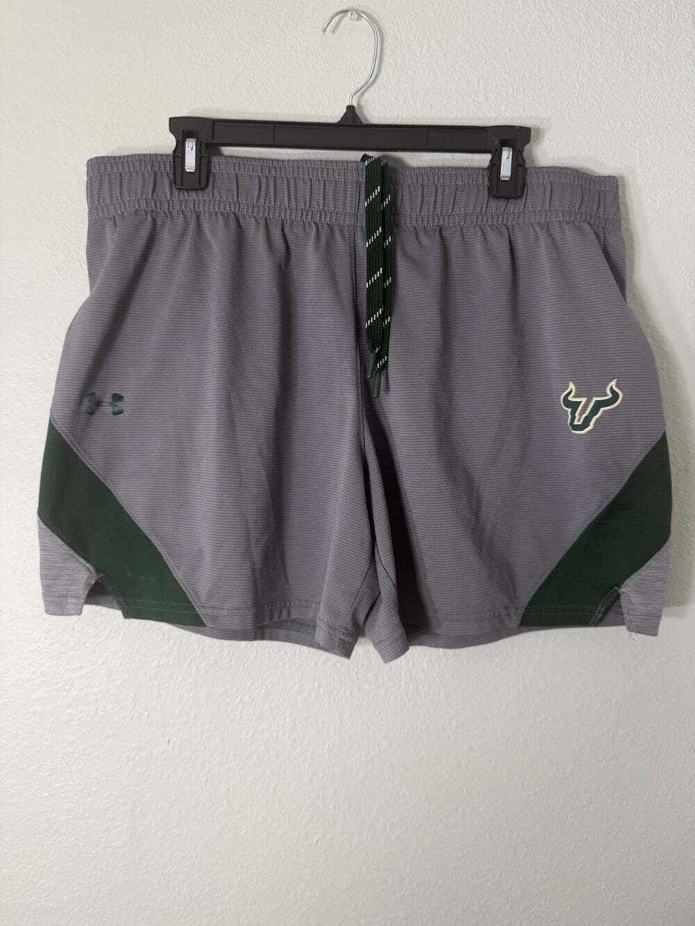 South Florida Bulls Under Armour Grey Athletic Shorts - Women’s Large Logo NCAA